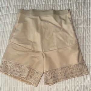 Women's Cream Shapewear Shorts
